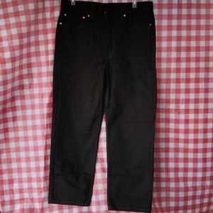 Levis Jeans Black, W36 L30, Style 550